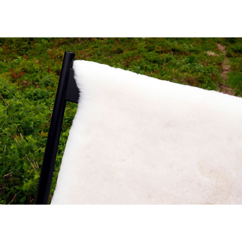 Lammeskind hvid korthret 80-100 cm