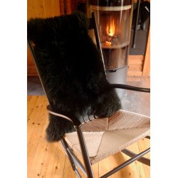 Lammeskind sort 101-120 cm