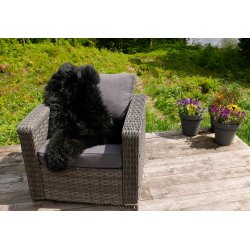 Lammeskind sort 101-120 cm
