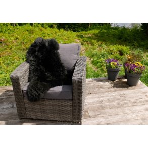 Lammeskind sort 90-100 cm