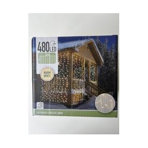 Lyskde 480 varme hvide diode lys